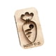 thumbnail image 4 of Troquel de corte de cuero de zanahoria, artesanía de cuero hecha a mano para mujer y hombre, modelo de corte de cuero hecho a mano, plantilla de, 4 of 9
