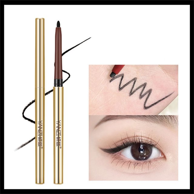 Crayon Eyeliner Allongeant Silkworm2 en 1 Fard à Paupières et Crayon Eyeliner Fard à Paupières Imperméable Bâton de Fard à Paupières Perle Scintillant Traceur pour les Yeux Longue Tenue Bâton de Fard à Paupières Pailleté Illuminateur des Yeux Oeil Multidimensionnel, Eyeliner pour Fe