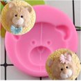 thumbnail image 1 of Molde de silicona con forma de oso, moldes para Fondant, herramientas de decoración de pasteles, artesanía de azúcar, moldes para hornear en la cocina, molde para pasta de goma y C, 1 of 5