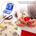 thumbnail image 3 of Kit de Fils pour Aiguilles Mini Outils de Couture Portables Ciseaux Pinces Boutons Set, Bleu, 3 of 6