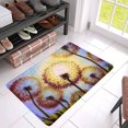 thumbnail image 3 of MKHERT Dandelions Flowers Against The Sun Painting Doormat Rug Home Decor Floor Mat Bath Mat 30x18 inch, 3 of 3