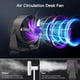 thumbnail image 2 of Air Circulator Fan, 6000 mAh Battery Vortex Fan with 70ft Powerful Airflow, Quiet Table Fan for Home, 9 Inch, 90 Adjustable Tilt, 3 Speeds Settings, P, 2 of 4