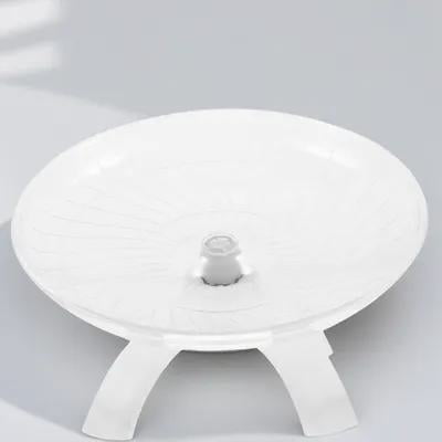 Luxshiny Quiet White Running Wheel for Hamsters, Gerbils, Chinchillas - Plastic, Safe Rounded Edges