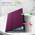 thumbnail image 3 of Fintie Folio Case for Amazon Fire Max 11 Tablet (13th Generation, 2023 Release) - Premium Vegan Leather Thin Folding Stand Cover with Auto Sleep/Wake, Purple, 3 of 9