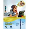 thumbnail image 2 of Cascos infantiles con micrófono, cableados, para niños y niñas. 85dB/94dB. Escolar/ viajes/iPad/celular, 2 of 3