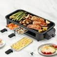 thumbnail image 2 of Smokeless Indoor Grill 1700W - Electric Grill with Removable Non-Stick Plate, Portable BBQ Grill & Electric Griddle, Stainless Steel, Dishwasher Safe, Perfect for Home & Christmas Gift, 2 of 9