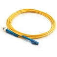 thumbnail image 3 of C2G 5m LC-ST 9/125 Simplex Single Mode OS2 Fiber Cable - Plenum CMP-Rated - Yellow - 16ft - Patch cable - LC single-mode (M) to ST single-mode (M) - 5 m - fiber optic - simplex - 9 / 125 micron - OS2 - plenum - yellow, 3 of 4