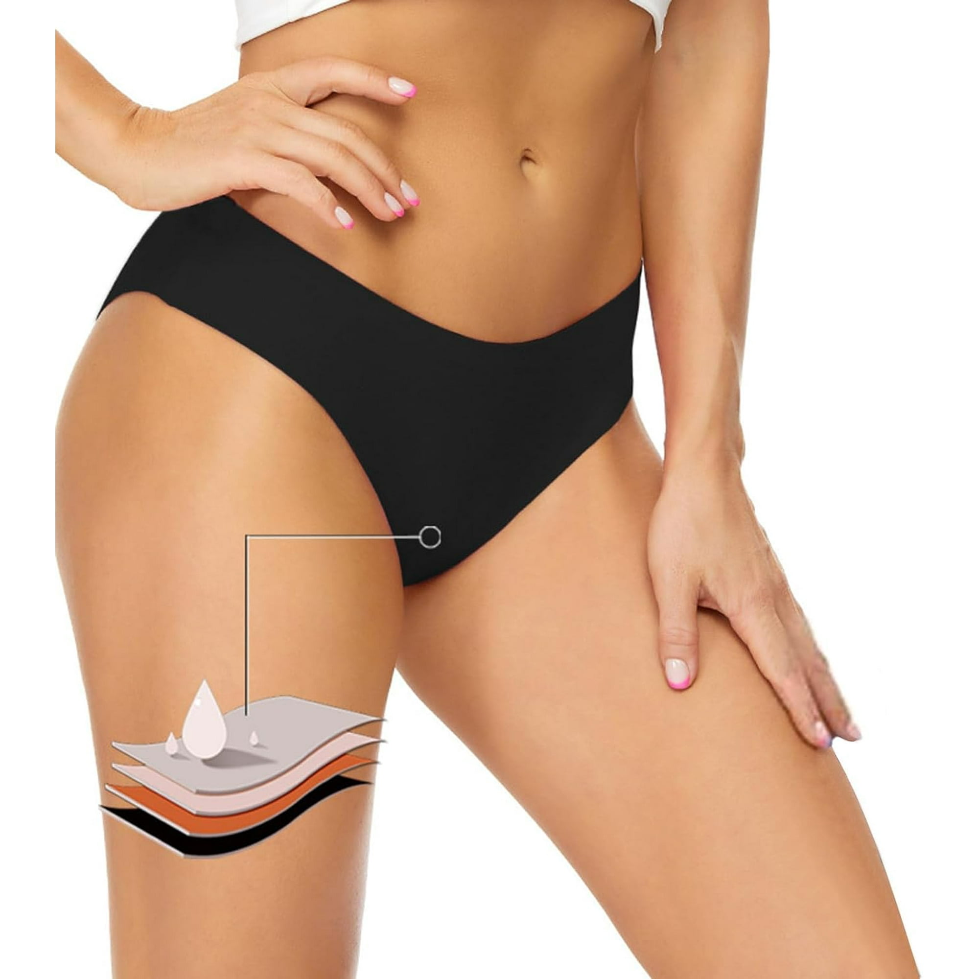 Period Pants for Swimming, Bikini Period Swimwear, Low Waisted