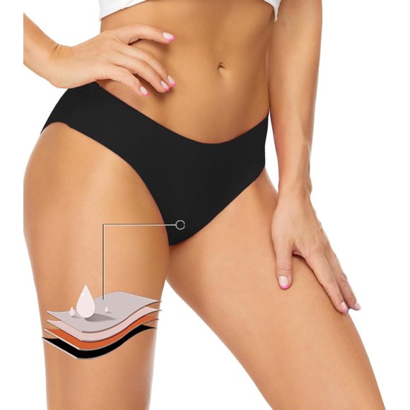 Period Pants for Swimming, Bikini Period Swimwear, Low Waisted Swim Bottoms for Girls Teens Women[M]