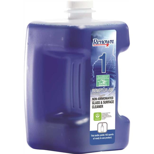 Renown Ren07131Sb Renown Sureblend Non Ammoniated Glass Cleaner 80 Oz