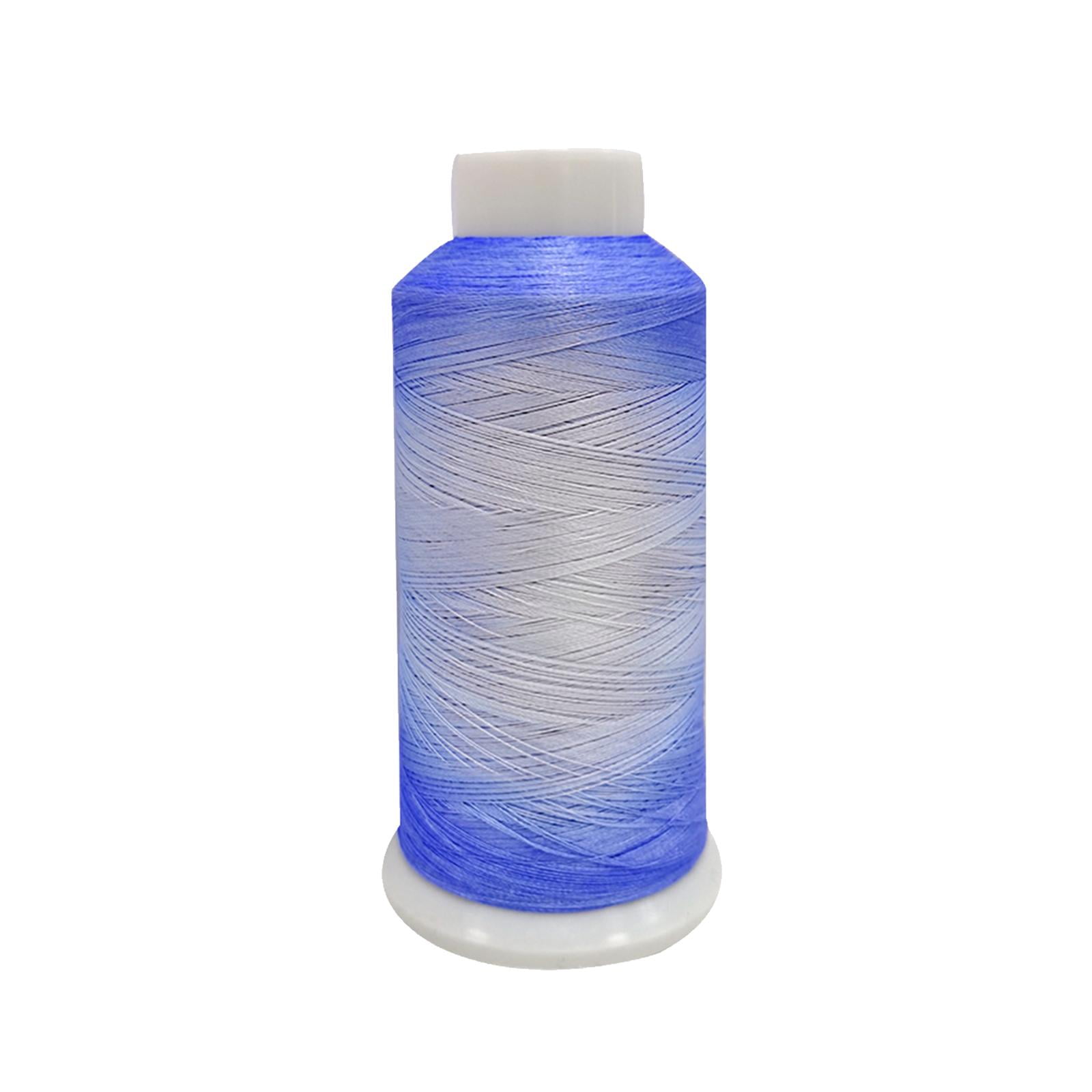 Color Changing Thread, Embroidery, Sewing Thread, for Crochet Parties Shawl Scarf Raves Dark Blue