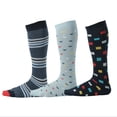 thumbnail image 2 of Pierre Henry Over the Calf Socks for Men (9 pairs) | Colorful Funky Dress Socks | Cotton made over the calf dress socks, 2 of 5