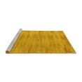 thumbnail image 2 of Ahgly Company Machine Washable Indoor Rectangle Abstract Yellow Modern Area Rugs, 7' x 10', 2 of 4