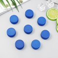 thumbnail image 3 of 100pcs Plastic Drink Bottle Covers Colorful Spring Water Bottle DIY Caps (Dark Blue), 3 of 3