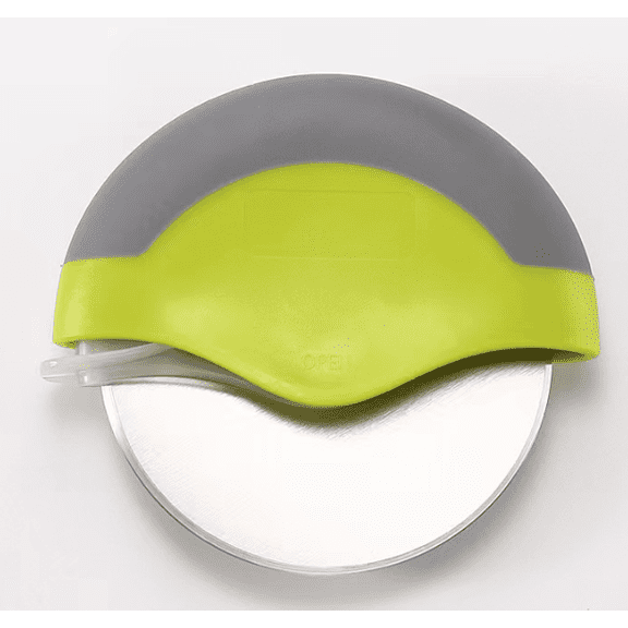 Pizza Cutter Wheel with Protective Blade Cover, Ergonomic Pizza Slicer (Green)
