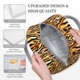 thumbnail image 3 of Fotbe Zebra Bolsa de Almuerzo con Estampado, Lonchera Aislada, Contenedor de Comida Reutilizable Tipo Cooler a Prueba de Fugas, 3 of 6