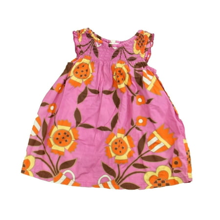 

Pre-owned Hanna Andersson Girls Pink | Orange Dress size: 18-24 Months