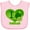 AD-Pink, variant on Inktastic I Love Turtles Boys or Girls Baby Bib