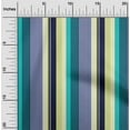 thumbnail image 1 of oneOone Cotton Poplin Fabric Multicolor Stripe Print Fabric By Yard 56 Inch Wide, 1 of 4