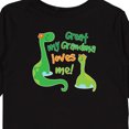 thumbnail image 4 of Inktastic My Great Grandma Loves Me Boys Long Sleeve Toddler T-Shirt, 4 of 5