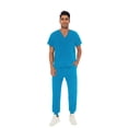 NiaaHinn Scrub Men Medical Nurse Scrub Set Unisex Hospital Dental