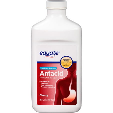 Equate Maximum Strength Cherry Antacid, 26 fl oz