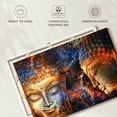 thumbnail image 6 of Elephant Stock Buddha Meditation Wall Art - Horizontal Canvas Wall Art - Living Room Wall Decor - Religion And Spirituality Canvas - Orange And Blue Decor - 51" x 34", 6 of 8