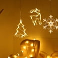 thumbnail image 4 of Luces LED De Navidad Para Ventana, Lámpara De Araña Con Ventosa, Luces Decorativas Para Cortina, Decoración Navideña, 4 of 8