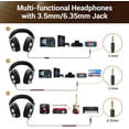thumbnail image 3 of Audífonos OneOdio Over Ear Pro-10 para DJ con cable Negro, 3 of 4
