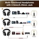 thumbnail image 3 of Audífonos OneOdio Over Ear Pro-10 para DJ con cable Negro, 3 of 4