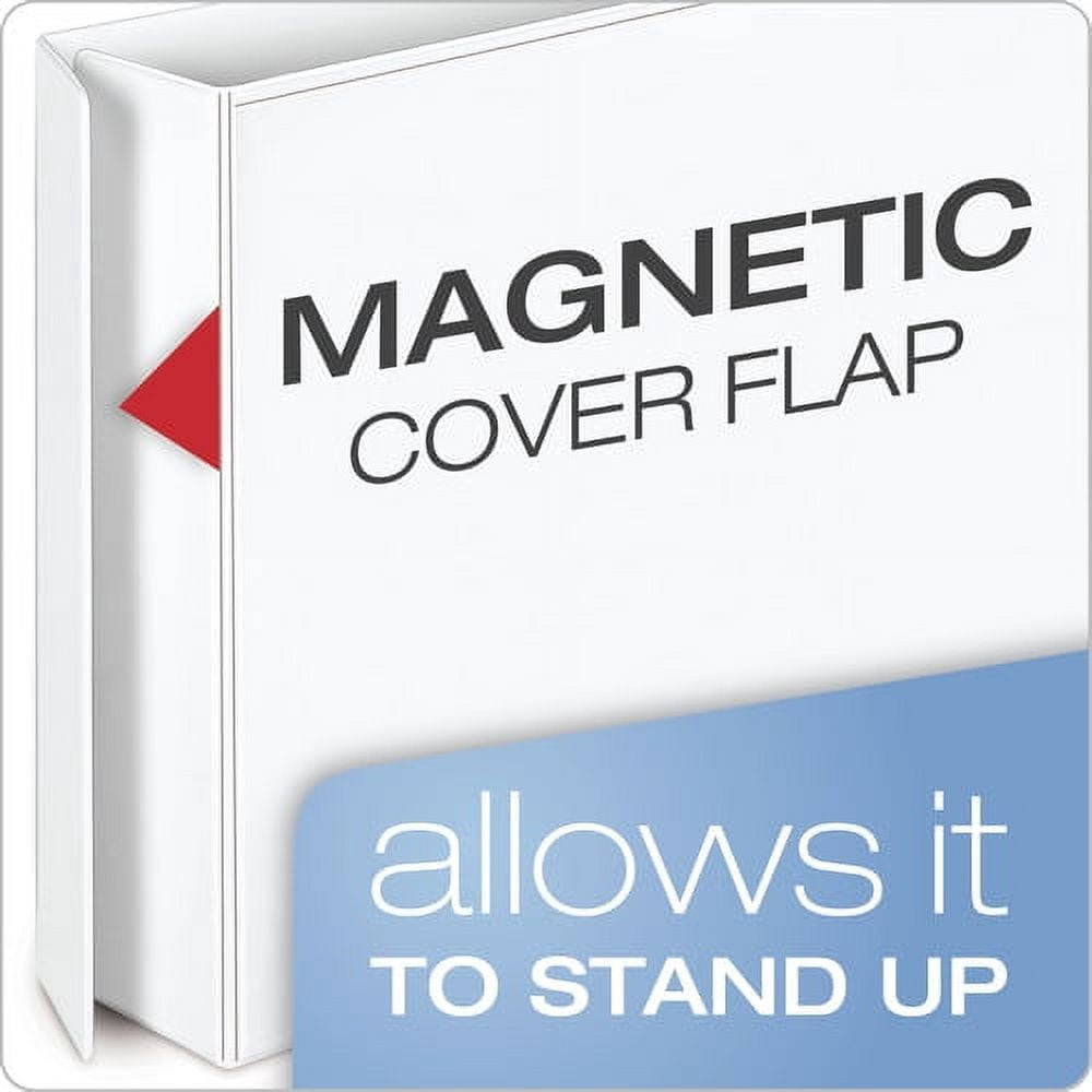 TOPS FreeStand Easy Open Slant-D Ring Binder 1" Binder Capacity - Letter - 8 1/2" x 11" Sheet Size - 225 Sheet Capacity - 1 1/2" Spine Width - 3 x D-Ring Fastener(s) - Polypropylene - White - 1.15 lb