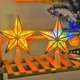 thumbnail image 5 of Adorno de estrella para árbol de Navidad, luces para decoración de árbol de estrella 3D, copa de árbol de Navidad de doble cara con 10 LED blanco cálido + color, 2 uds., 5 of 5