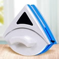 thumbnail image 2 of Limpiador de ventanas magnético, herramienta de cepillo de lavado de limpiaparabrisas de vidrio magnético de doble cara con forma de triángulo azul Herramientas de cepillo de lavado de limpi, 2 of 5