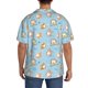 thumbnail image 3 of Fotbe Corgi Dog 1 Camisa Estampada de Manga Corta para Hombre, Casual de Verano, Estilo Playero, Sin Arrugas-3X-Large, 3 of 5