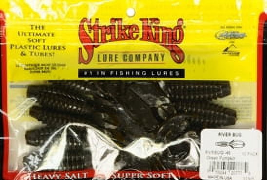 Strike King River Bug Green Pumpkin Soft Bait Lure