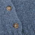 thumbnail image 6 of YUNAFFT Women's Fashion Sweater Clearance, Women Casual Solid Knitting Buttons Long Sleeve V-Neck Sweaters Tops, 6 of 8