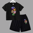 thumbnail image 2 of Conjunto de 2 piezas de camiseta y pantalones cortos de manga corta para niños y adolescentes de verano 2024, divertido juego de lucha, Anime, Cosplay, ropa de algodón para niños y bebés, 2 of 5