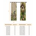 thumbnail image 6 of Spring Floral Blackout Curtains for Bedroom, Birds Cabin Watercolor Botanical Retro Art Thermal Insulated Kitchen Drapes with Grommets, Light Blocking Window Treatment, 2 Panels 42" x 63", 6 of 7