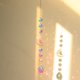 thumbnail image 5 of Cristal Windchime Ornamento Pluma Mariposa Colgante Colgante (Plata 13) Likrtyny Libre de BPA, 5 of 6