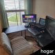 thumbnail image 3 of Escritorio para computadora, Escritorio en L, Escritorio Gamer con Soporte para Monitor, Mesa de computadora esquinero, Resistente, Superficie de Fibra de Carbono, Negro, 3 of 4