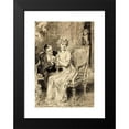 thumbnail image 2 of Charles Dana Gibson 13x18 Black Modern Framed Museum Art Print Titled - The Proposal, 2 of 5