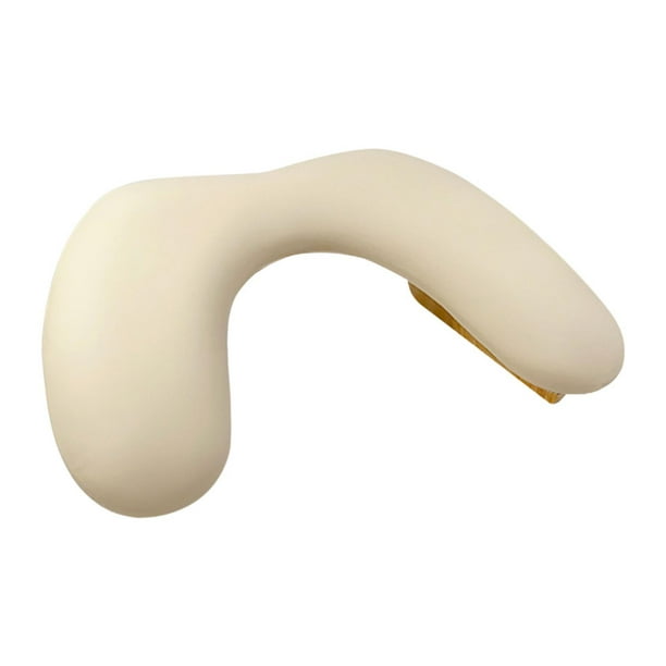 Reposabrazos para uñas, almohada de soporte, almohadilla para mesa, estación de escritorio, herramienta de belleza, reposamanos para manicura Blanco lechoso