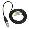 thumbnail image 3 of Cable divisor de audio para altavoz Shopsuntek XLR de 3 pines macho a 2 RCA macho 0.3M, 3 of 7