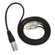 thumbnail image 3 of Cable divisor de audio para altavoz Shopsuntek XLR de 3 pines macho a 2 RCA macho 0.3M, 3 of 7