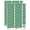 Dark Green, variant on Fragile Warning Border Label Package Box Sticker Set - White - Gloss Finish - 1.5" Small