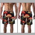 thumbnail image 3 of luoweisi Men's Beach Shorts Quick Dry Swim Trunks with Mesh Lining Mushroom S, 3 of 5