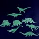 thumbnail image 3 of Calcomanía luminosa de dinosaurios Ehuebsd que brillan en la oscuridad para habitación de niños 9 Uds., 3 of 7