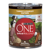 (4 pack) (4 Pack) Purina ONE SmartBlend Natural Classic Ground Turkey & Barley Entree Adult Wet Dog Food - 13 oz. Can