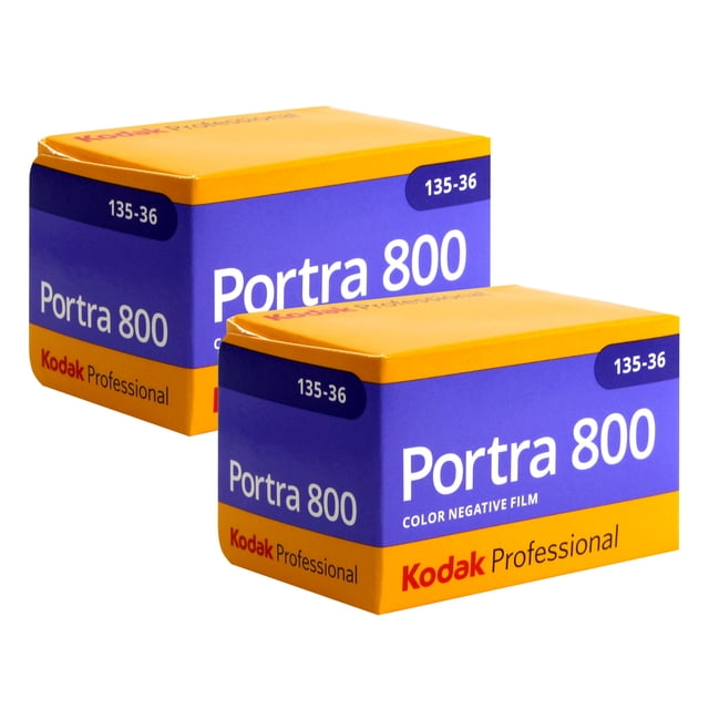 Película Kodak Professional Portra 800 en negativo en color, 35 mm, 2 unidades