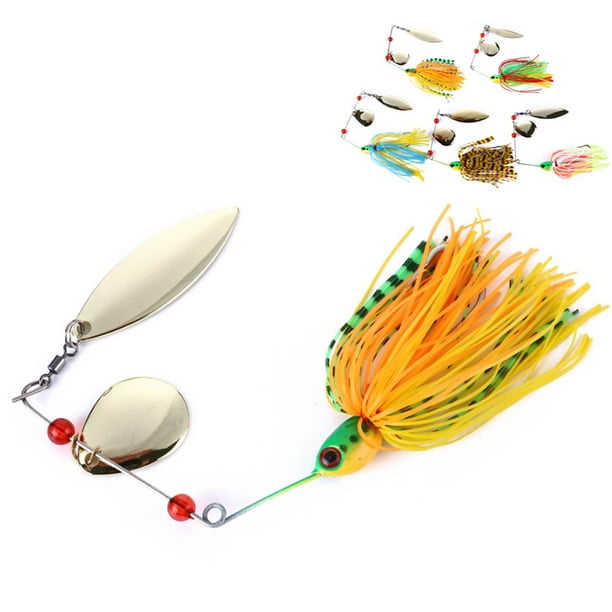 16g Alloy Lifelike Fake Bait Artificial Spinner Fish-shaped Sequins  Anti-hanging Baits Fishing Tackle Fishing Gear Accessories 